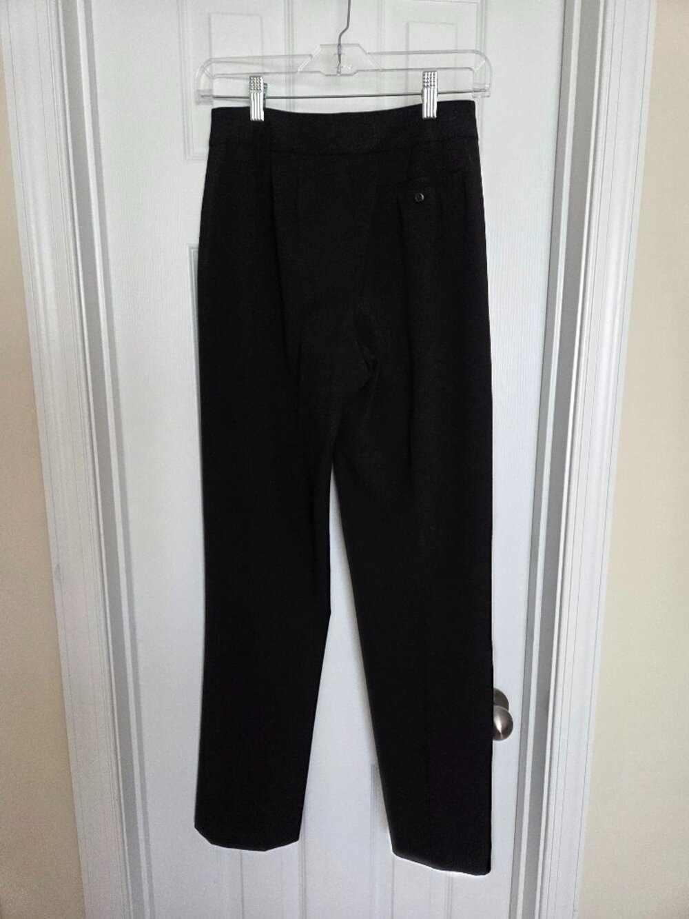 Talbots Classic Stretch Black Slacks, Size 2
